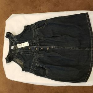 Old Navy Girls Denim sleeveless dress w/Buttons